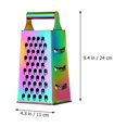 thumbnail image 2 of Cheese Grater, Box Grater for Cheese Stainless Steel Vegetable Slicer Food Shredder 4-sided Convenience Gadgets for Kitchen, 2 of 9