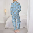 thumbnail image 6 of Wukai Cute Cartoon Corgi Print Women's Pajama Set - Soft Long Sleeve Sleepwear for Comfort and Style-X-Large, 6 of 9