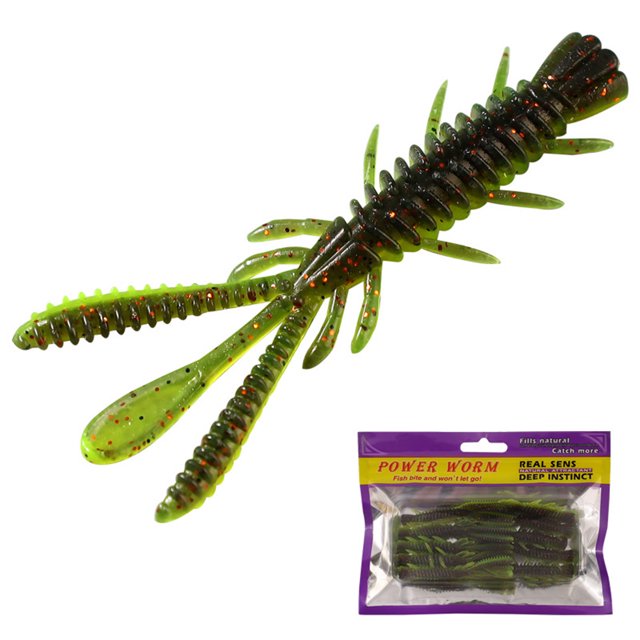 Swimbait - Señuelo suave para pesca flotante 10 unidades 70 mm lubina trucha leucomas tipo pez