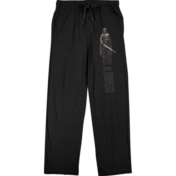 Star Wars Darth Vader Like A Boss Men's Black Sleep Pajama Pants-3X-Large