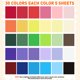 thumbnail image 2 of Cartulina de colores MAXECHO 12 x 12, 180 g/m², 150 hojas, 30 colores, 2 of 5