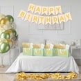 thumbnail image 6 of 5 Senses Gift Birthday Decorations Five Senses Gift Bags Party Decoration with Happy Birthday Banner Taste Touch Sound Rose Petals Balloon for Party(Sage Green), 6 of 6