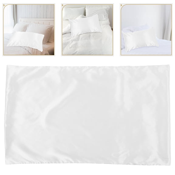 KAKOWELY Breathable Cooling White Pillow Wrapper Polyester for Travel Home and Hotels