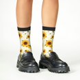 thumbnail image 4 of Sigee European-style Pattern Sunflower A for Premium Children's Socks Unisex School Kids Boys Girls,Soft and Comfy Kids' Socks, 4 of 5