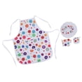 thumbnail image 4 of Toddler Baking Set, Cloth Schima Superba Plastic Kids Cooking Set Interesting Educational Easy Cleaning  for Entertainment for Above Aged 3, 4 of 7