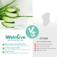 thumbnail image 7 of Welnove Upgraded Gel Toe Separators – 8-Pack Aloe Vera Extract Infused Silicone Pinky Toe Spacers for Straightening Overlapping Toes, Calluses – Bunion Corrector for Men and Women (Small, Clear), 7 of 7