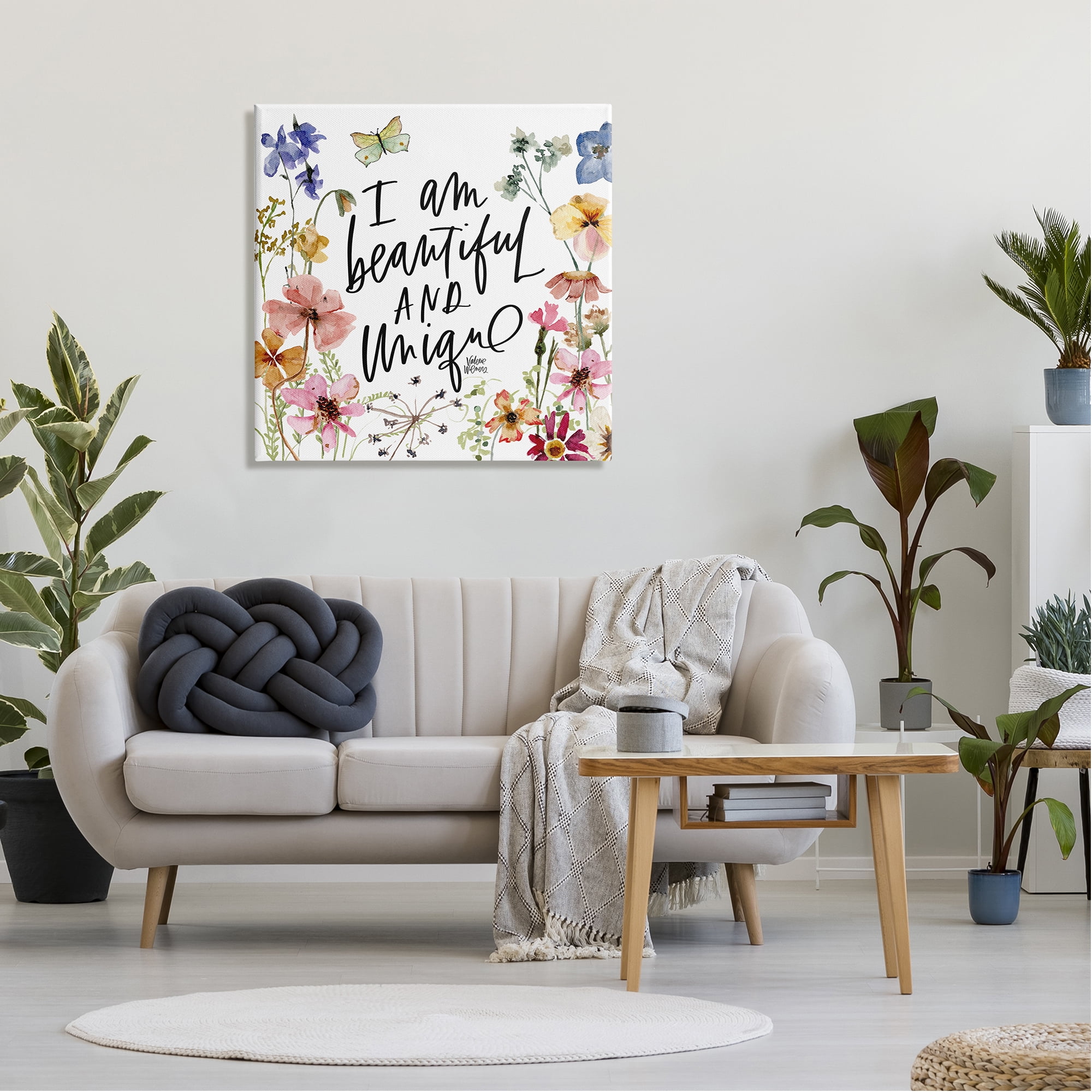 Stupell Beautiful & Unique Uplifting Nature Botanical & Floral Painting Gallery Wrapped Canvas Print Wall Art