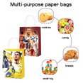 thumbnail image 4 of 16 Pcs For Cristiano Soccer Cartoon For Ronaldo Theme Party Bags,Themed Candy Gift Bags,2 Styles with Handles,Ideal for Candy and Snack Bags for Boys Girls Birthday Decorations and Celebrations, 4 of 5