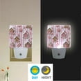 thumbnail image 2 of Yayeee LED Night Light for The Home Plug in With Light Sensors 2 Pack, Pink Gingerbread Houses, 2 of 6