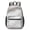 White and Copper, variant on Black and Gold Marble Pattern 17" School Backpacks for Teens,Waterproof Oxford Fabric,S-Shape Padded Straps for School,Travel,Hiking,Camping