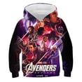 thumbnail image 1 of 1-14 años, sudaderas con capucha para bebés, Los vengadores de Marvel, superhéroe, Hulk, sudadera, ropa, primavera, otoño, ropa para niños, Top para bebés, prendas de vestir exteriores 12T zhangmengya CONDUJO, 1 of 2