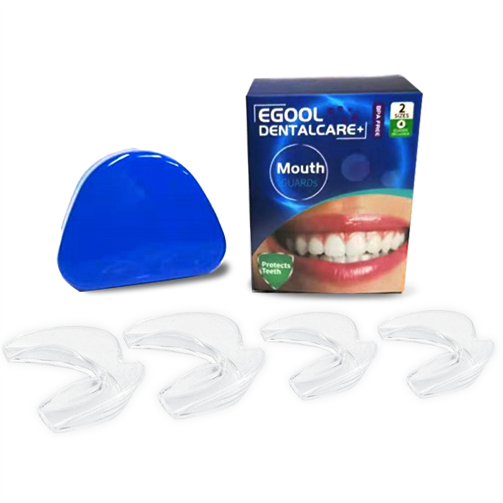 Professional Teeth Grinding Mouth Guard Eliminate TMJ, Includes 4