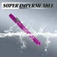 thumbnail image 3 of HIBIBUD 2Pcs Penlight,Tail ButtonPen Lights for Nurses,Clamp Design Pocket Flashlight,Purple, 3 of 7