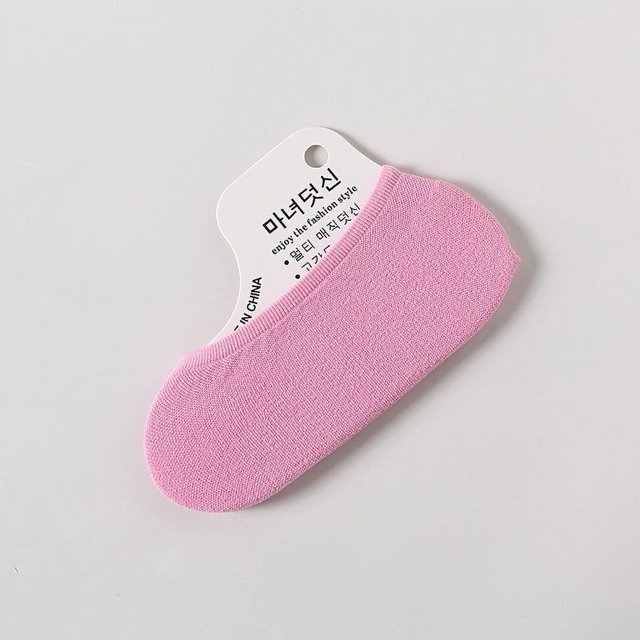 Calcetines de verano ultrafinos de color caramelo para mujer, calcetines de terciopelo invisibles de tamaño pequeño de silicona para mujeres y niños, calcetines mágicos desechables