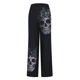 thumbnail image 4 of Pantalones deportivos holgados, informales, retro, con cordón y pernera ancha, estampados y bolsillos para mujer, 4 of 5