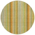 thumbnail image 2 of Addison Rugs Chantille Indoor/Outdoor Transitional Stripes Khaki Washable Round Rug, 8' x 8', 2 of 6
