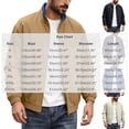 thumbnail image 3 of Kezqiaxn Mens Jackets Plus Size Fashion Zipper Long Sleeve Loose Athletic Jacket Outdoor Turtleneck Outerwear Winter Coat, 3 of 9