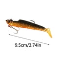thumbnail image 3 of BotaniNest 21g Headed Softbait Night Light T Tail Soft Long Range Casting Package Imitation 10 Cm For Trolling For Grouper And Mackerel, 3 of 7