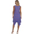 thumbnail image 4 of HELLHERO Sleeveless Sundress with Side Pockets, Asymmetric Irregular Hem Midi Dress for Daily Wear and Holiday Party, 4 of 8