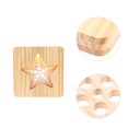 thumbnail image 2 of Weiweiguan 1 Set Creative Sea Star Shaped Bedside Lamp Bedroom Table Lamp Simple Desk Lamp, 2 of 7