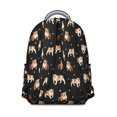 thumbnail image 3 of "Cute Dog Print School Bag - Comfortable & Waterproof for Students & Workers, Multiple Pockets, Trendy Gift for Pup Enthusiasts", 3 of 6