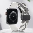 thumbnail image 3 of Banda de silicona para Apple Watch Pulsera de camuflaje Soft Ultra 42mm 44mm 45mm 49mm Kuymtek Para estrenar, 3 of 5