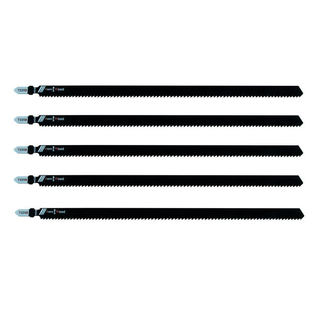 jinwen 5Pcs Jigsaw Blade Reciprocating Saw Blades for Carpenter Woodworking Plastic