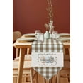 thumbnail image 2 of Easter Buffalo Plaid Check Triangle Table Runners Long Dresser Scarves Table Decoration for Wedding Party/Graduation Ceremony/Banquet Brown Easter Carrots, 2 of 7