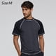 thumbnail image 2 of Traje de surf para hombre, traje de baño, traje de protección solar suelto de manga corta para hombre UPF50 + traje de protección solar para deportes al aire libre, 2 of 6
