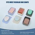 thumbnail image 7 of Superior Leak-Proof Silicone Travel Soap Case with Drainage Lid/Layer, Compact Bar Soap Container, Durable Soap Holder for Camping, Gym, and Travel Size Toiletries (Light-Blue), 7 of 7