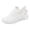 White, variant on Mfakffe Womens Breathable Hollow Knit Sneakers Lace Up Lightweight Cushioned Running Shoes Non Slip Fashion Casual Walking Trainers