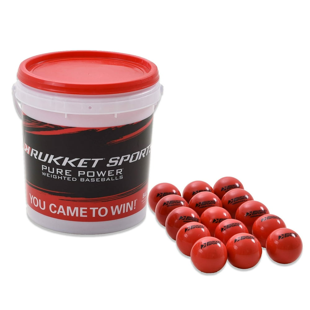 Rukket 15pk Weighted Baseball/Softball Heavy Training Balls, Practice
