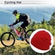 thumbnail image 2 of Sombrero de ciclismo Unique Bargains a prueba de viento y cálido forro de casco de poliéster rojo 26x22cm 1 Pcs, 2 of 7