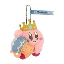 SAN-EI EA-HC11 Kirby Kirby Horoscope Collection, Aquarius Mascot, W 4.3 x D 3.9 x H 4.1 inches (11 x 10 x 10.5 cm), Plush Mascot