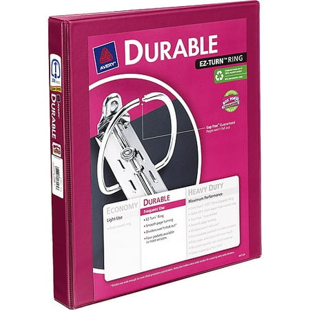 Avery 1" Durable View Raspberry