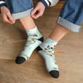 thumbnail image 3 of Pofeuu World Travel Map Print 30cm Socks, Adult Running Hiking Socks for Youth and Adult, 3 of 7
