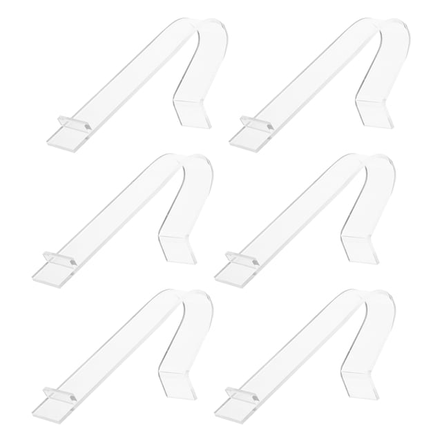 EeaseMX 6 expositores para tacones altos y sandalias (transparentes)