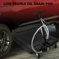 thumbnail image 4 of Telyswee 17 Gallon Oil Drain Pan with Manual Pump & 7.5 ft Hose, Low Profile & T Folding Handle Oil Drain Cart for Truck Cars SUVs, 4 of 9
