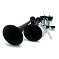 thumbnail image 2 of Heavy Duty 12V Black Mega Air Horn for Semi Trucks, Pickups, Cars, Boats 22.520, 2 of 6