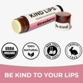 thumbnail image 2 of Bálsamo labial Kind Lips Organic Strawberry, paquete de 3 unidades, 2 of 7