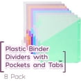 thumbnail image 2 of Mr. Pen- Binder Dividers with Pockets and Tabs, 8 Pack, 2 of 7