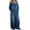 A1 Blue, variant on BODOAO Denim Jumpsuits for Women Long Sleeve Off Shoulder Wide Leg Jean Overalls, Loose Fit Casual Full Length Romper One Piece Outfit for Fall Spring Travel Weekend Blue L