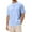 A-Blue106, variant on FINALGANG Men Versatile T-Shirts Solid Color Short Sleeve O-Neck Loose Fit Top Cotton Linen Tshirts Comfort Clothes