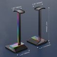 thumbnail image 3 of Soporte para Auriculares New Bee RGB Gaming Z8 con 2 Puertos USB, 3 of 9