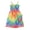 Multicolor A, variant on WRKEKC Girls Casual Dress Set Sleeveless Adjustable Straps Floral Print Tank Dress with Bag 2pcs for 1-11 Years