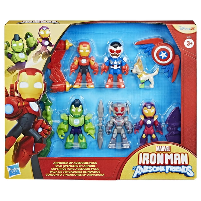 Set de Juego Hasbro Iron Man and his Awesome Friends Vengadores Blindados