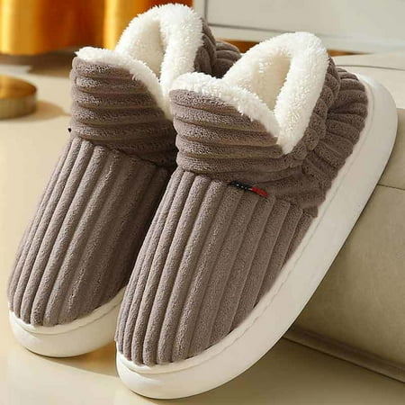 

Aueoeo Flats For Women Flats For Women Non Slip Warm Cotton Shoes Men/Women Thickened Soles Indoor/Outdoor Ballet Flats On Clearance