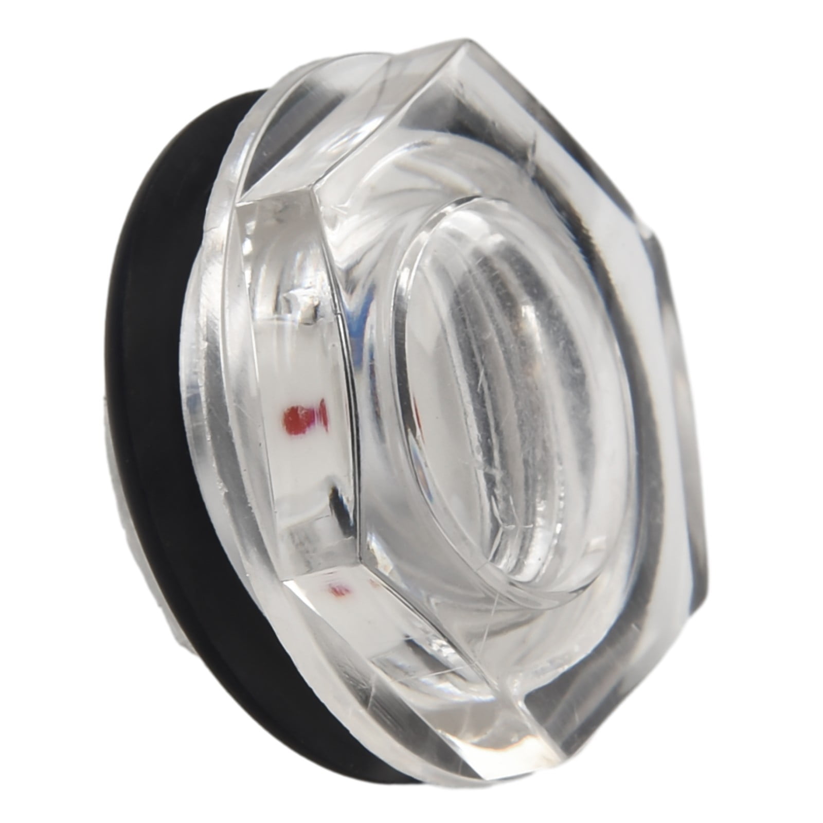 G3/4 Male Thread Air Compressor Fittings Clear Plastic Oil Sight