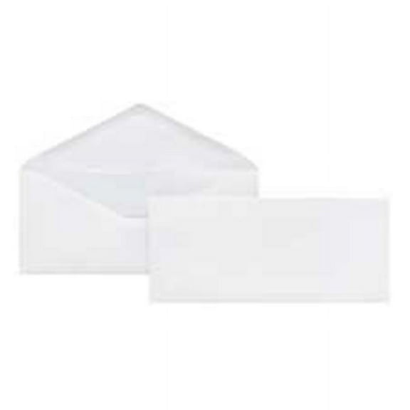 Products  Fully Gummed Envelope- 24Lb- V-Flap- No 10- 4-.13in.x9-.50in.