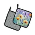 thumbnail image 2 of Carolines Treasures 7.5 x 7.5 in. Lavender in Watercolor Pot Holders - Set of 2, 2 of 5